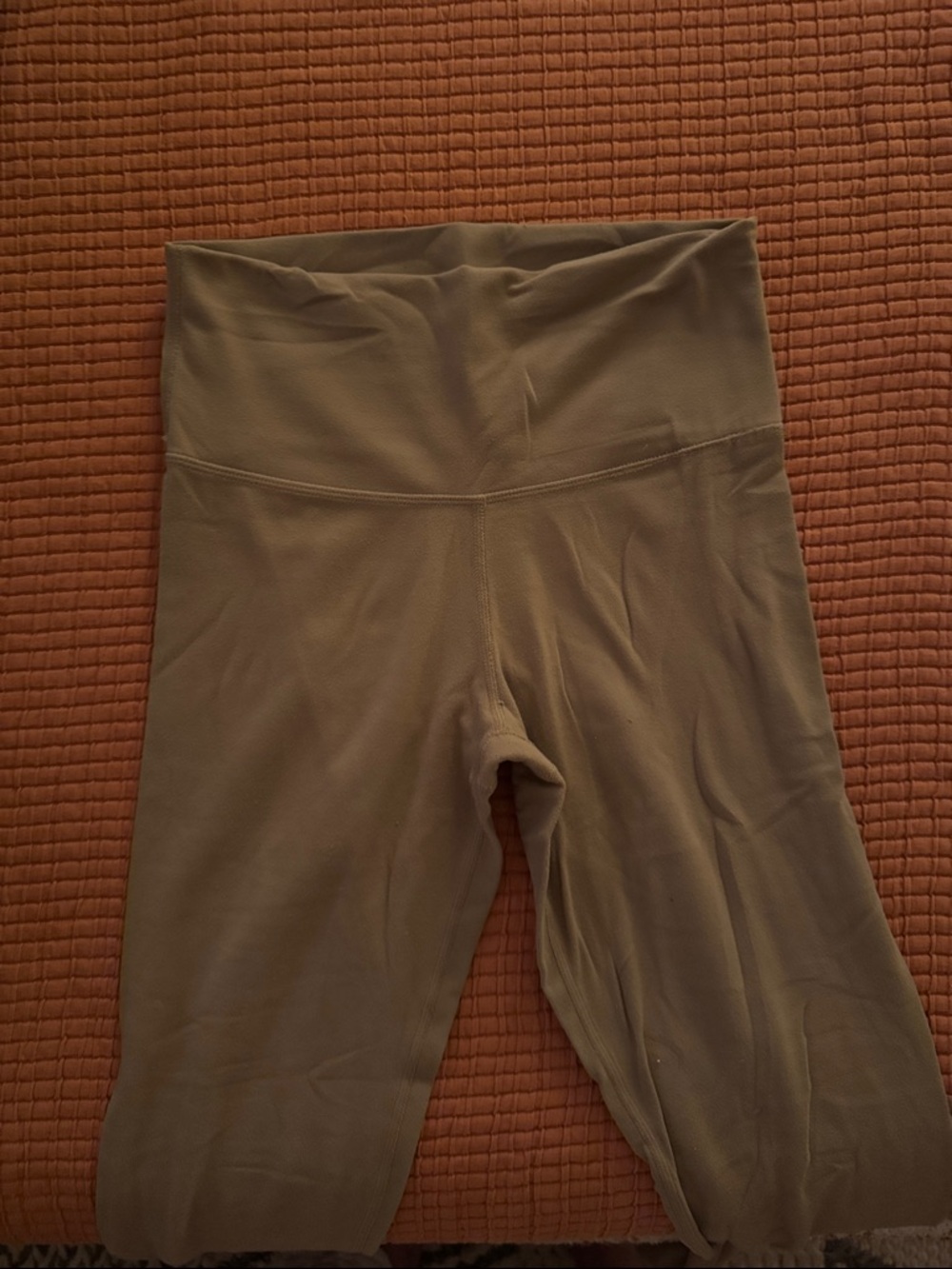 TNA Olive Green Kids High-Waist Leggings